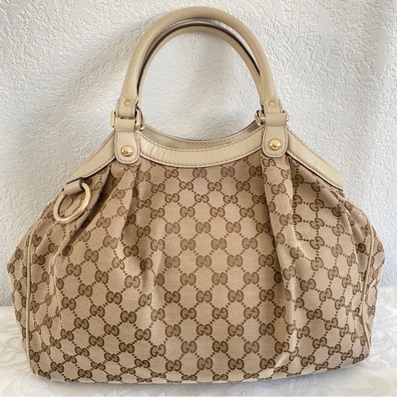 Gucci Handbags - Gucci GG canvas tote